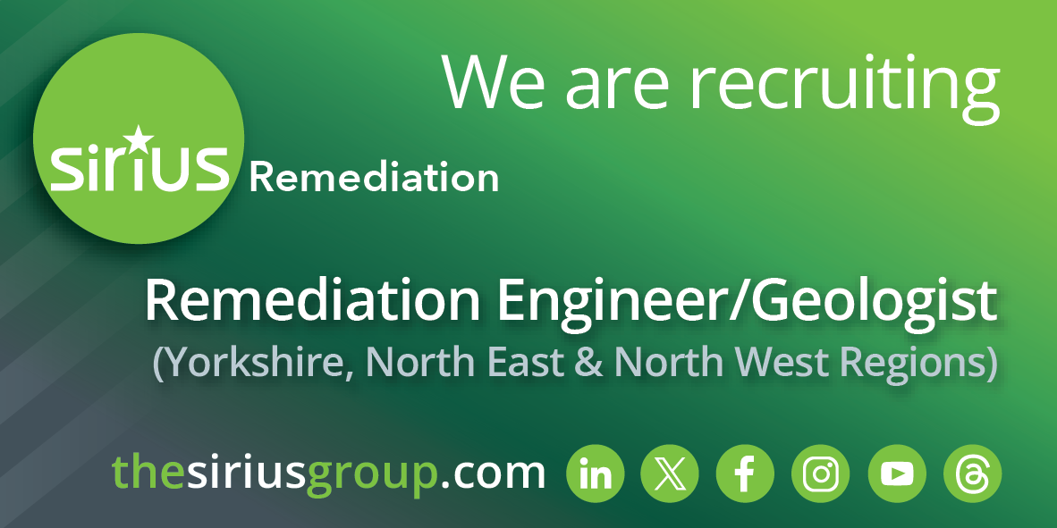 SIRIUS Job Ad Remediation Engineer Geologist